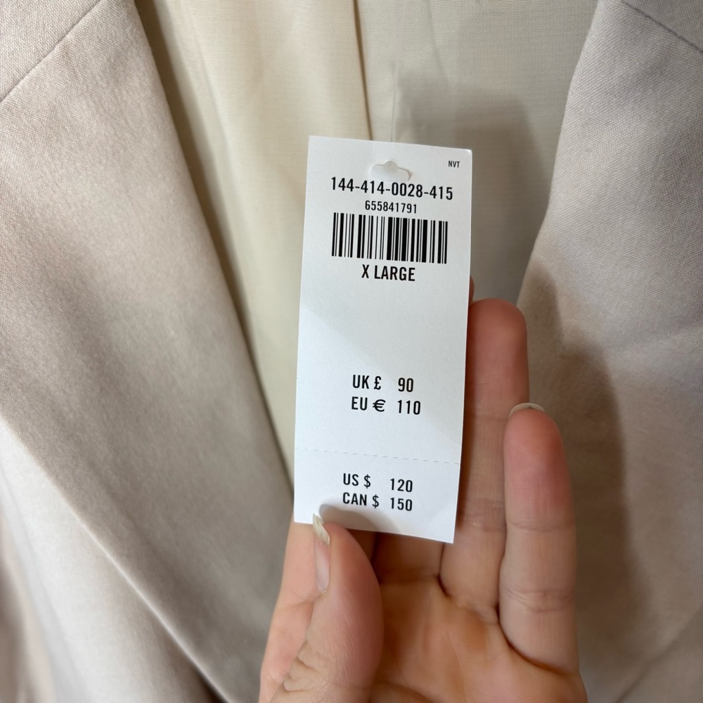 NWT Abercrombie & Fitch Blazer XL - Picture 6 of 10